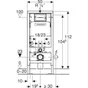 Pack WC suspendu G400 Rimfree GEBERIT 