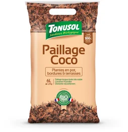Paillage décoratif de cocotier, 6 L