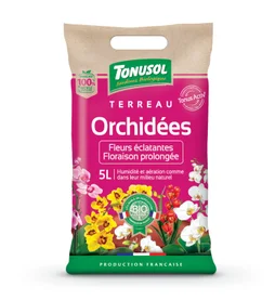 Terreau pour orchidées, 5 L