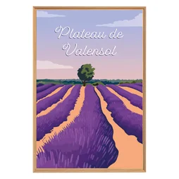 Image encadrée Valensol, CEANOTHE l.65 x H.97 cm