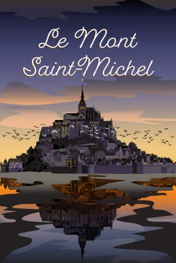 Toile imprimée Saint Michel, CEANOTHE l.30 x H.45 cm
