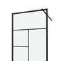 Paroi de douche à l'italienne verre transparent, Ep. 8 mm, l. 87/88.5 cm, STUDIO