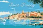 Toile imprimée Saint Tropez, CEANOTHE l.97 x H.65 cm