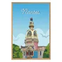 Image encadrée Nantes, CEANOTHE l.65 x H.97 cm