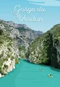 Toile imprimée Gorge Du Verdon, CEANOTHE l.65 x H.45 cm