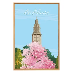 Image encadrée Le Havre, CEANOTHE l.65 x H.97 cm