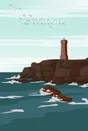 Toile imprimée Phare, CEANOTHE l.30 x H.45 cm