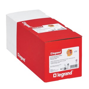 Lot de 30 boîtes d'encastrement creuse étanche 1 poste, LEGRAND