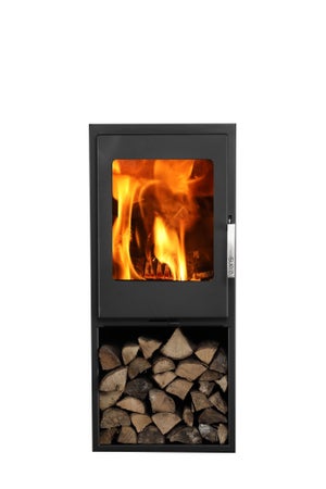 Poêle à bûche SUPRA Jacco noir, 5 kW