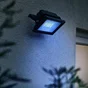 Projecteur à fixer extérieur Yonkers, LED intégrée, RGBW, 3000 lumens, connecté Enki, noir INSPIRE