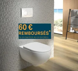 Pack WC suspendu G500 Design Rimfree GEBERIT