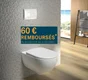 Pack WC suspendu G500 Design Rimfree GEBERIT