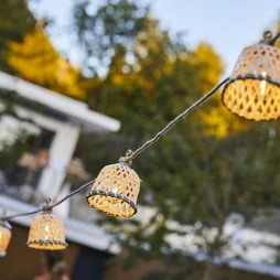 Guirlande extérieur Maly, solaire et électrique 10 ampoules 480 Lm, LUMISKY