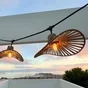 Guirlande extérieur Wavy, 7 ampoules E27 blanc chaud 700 Lumen, LUMISKY