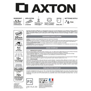 Ragréage sol, intérieur, AXTON, 25 kg