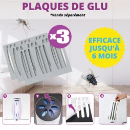 Lot de 3 plaques de glu jetables ACTO - Jusqu'à 6 mois d'efficacité