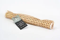 Rouleau de cannage rotin hexagones, beige, 40 cm x 50 cm