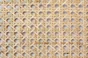 Rouleau de cannage rotin hexagones, beige, 30 cm x 100 cm