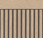 Papier peint intissé Soubassement tasseaux beige
