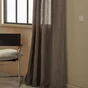 Rideau tamisant INSPIRE Kalpe 100% coton, 140 x 280 cm, granit 3 gris moyen