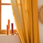 Rideau tamisant INSPIRE Kalpe 100% coton, 140 x 280 cm, solemio 1 jaune