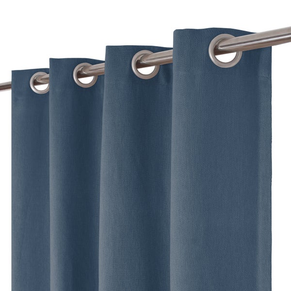 Rideau tamisant INSPIRE Kalpe 100% coton, 140 x 280 cm, fjord 0 bleu