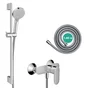 Ensemble de douche avec mitigeur HANSGROHE Vernis blend eco chromé