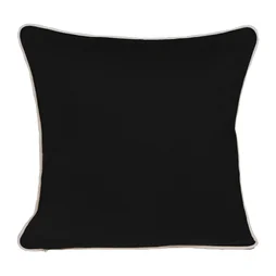 Coussin INSPIRE Kalpe, 45 x 45 cm, noir