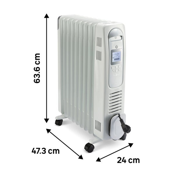 Bain d'huile oil EQUATION 2000 W blanc