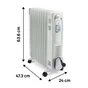 Bain d'huile oil EQUATION 2000 W blanc
