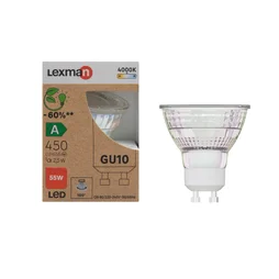 Ampoule led reflecteur gu10 2,5w=50w 450lm 100d 4000k classe a LEXMAN