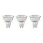 Ampoule led reflecteur gu10 2,5w=50w 450lm 100d 4000k classe a lot de 3 LEXMAN