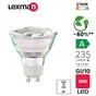 Ampoule led reflecteur gu10 2w=35w 235lm 36d 2700k classe a LEXMAN