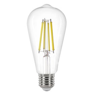 Ampoule led edison verre e27 4,9w=75w 1055lm claire 4000k classe a LEXMAN