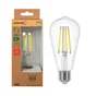Ampoule led edison verre e27 4,9w=75w 1055lm claire 2700k classe a LEXMAN
