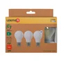 Lot de 3 ampoules led à filament classique,  E27, 806lm = 60W, blanc chaud, LEXMAN