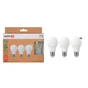 Lot de 3 ampoules led à filament classique,  E27, 806lm = 60W, blanc neutre, LEXMAN