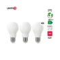 Lot de 3 ampoules led à filament classique,  E27, 806lm = 60W, blanc neutre, LEXMAN