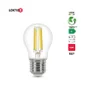 Ampoule led spherique e27 3w=40w 470lm claire 4000k classe a LEXMAN