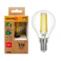 Ampoule led spherique e14 3w=40w 470lm claire 2700k classe a LEXMAN