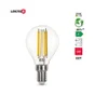 Ampoule led spherique e14 3w=40w 470lm claire 2700k classe a LEXMAN