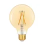 Ampoule led globe 95mm E27 5,9w=60w 806lm ambre 2200 à 5500K cct/dim tout en 1 LEXMAN