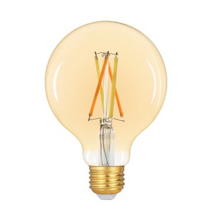 Ampoule led globe 95mm E27 5,9w=60w 806lm ambre 2200 à 5500K cct/dim tout en 1 LEXMAN