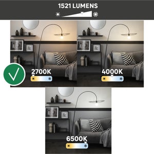 Ampoule led standard verre e27 7,2w=100w 1521lm claire 2700k classe a LEXMAN