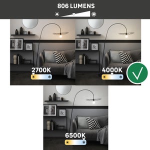 Ampoule led standard e27 3,8w=60w 806lm claire 4000k classe a lot de 3 LEXMAN