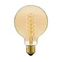 Ampoule led globe 95mm e27 7,3w=60w 806lm 2700k spirale v ambre LEXMAN