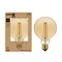 Ampoule led globe 95mm e27 4,2w=40w 470lm 2700k ambre LEXMAN