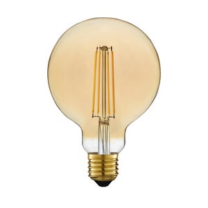 Ampoule led globe 95mm e27 4,2w=40w 470lm 2700k ambre LEXMAN