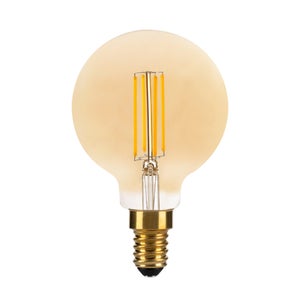 Ampoule led globe 60mm deco e14 4,2w=40w 470lm 2700k ambre LEXMAN