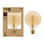 Ampoule led globe 125mm e27 7,8w=60w 806lm 2700k ambre LEXMAN